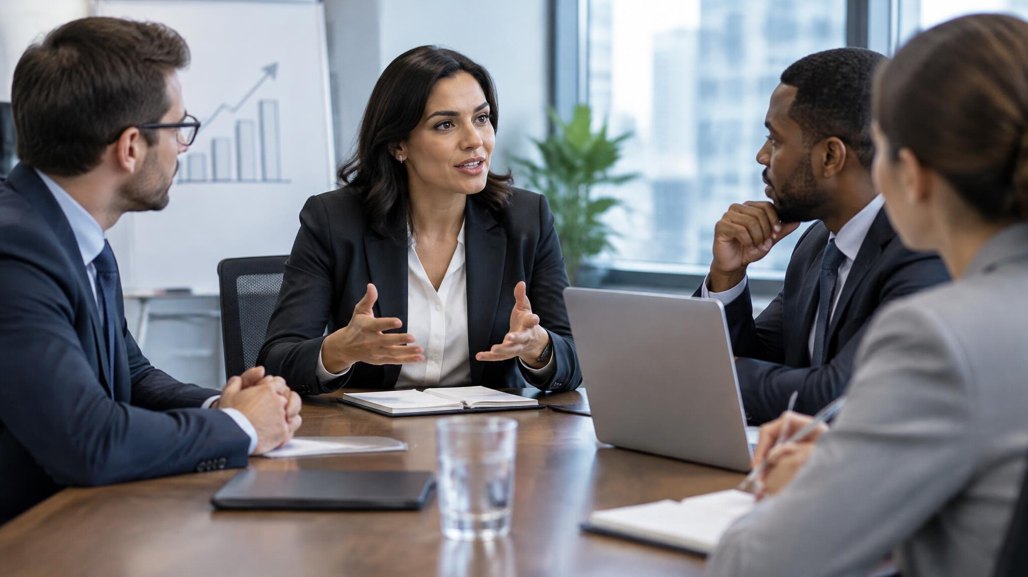 business professionals negotiating