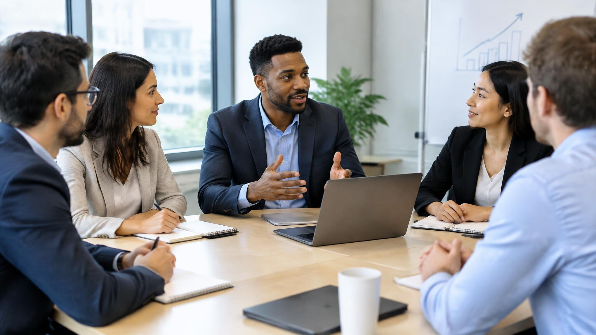 business team meeting discussion